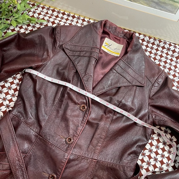 Vintage Norwest Belted Leather Jacket - Picture 11 of 14